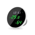 thumbnail image 1 of Injueey Sensor de temperatura Indicador de temperatura Medidor de humedad Termómetro inalámbrico de seguridad Operación simple Detector en Electrónica, 1 of 6