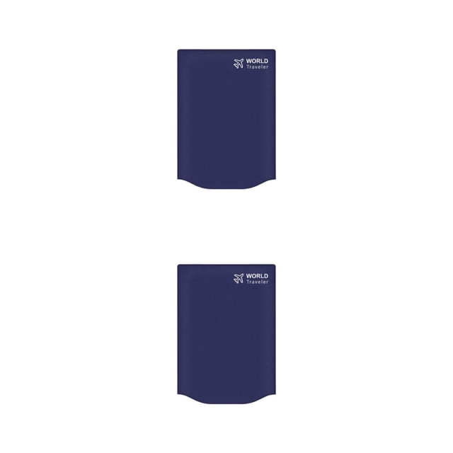 Justharion Non-woven Travel Luggage Cover Dustproof Stylish Sticker Type Detachable ple Style Suitcase Bag Protector Guard Dark Blue 30inch 2Set