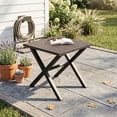 thumbnail image 3 of EAGLE PEAK Harbor Haven Outdoor Metal Side Table for Small Spaces Outdoor Patio Table, 3 of 11