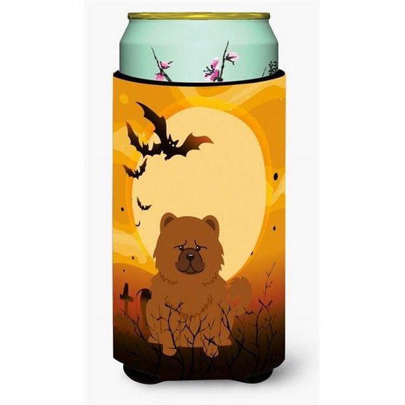 Carolines Treasures  Halloween Chow Chow Red Tall Boy Beverage Insulator Hugger