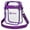 Purple, variant on Contixo 10-Inch Clear Bag, Stadium Approved Clear Crossbody Bag with Adjustable Shoulder Strap, Blue