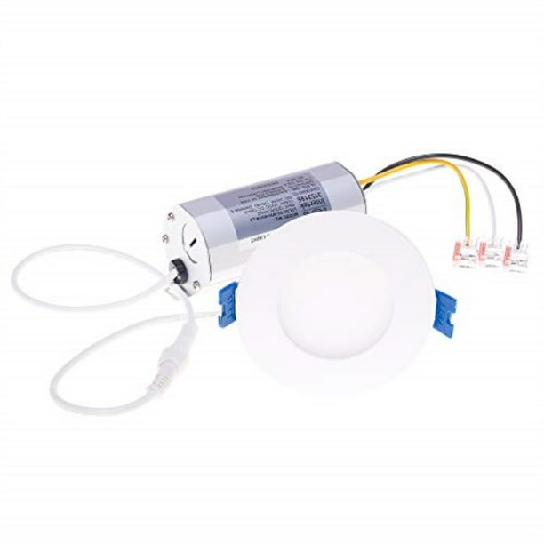 nsl 3 inch slim recessed lighting with junction box, 3000k daylight