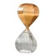thumbnail image 5 of Reloj de arena de cristal con adorno, regalo novedoso, reloj de arena con temporizador champán, 5 of 9