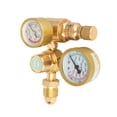 thumbnail image 3 of Regulador de gas para soldadora Agron, medidor de CO2, válvula de caudalímetro MIG TIG, entrada con rosca macho G5/8", salida de 1/4", 3 of 14
