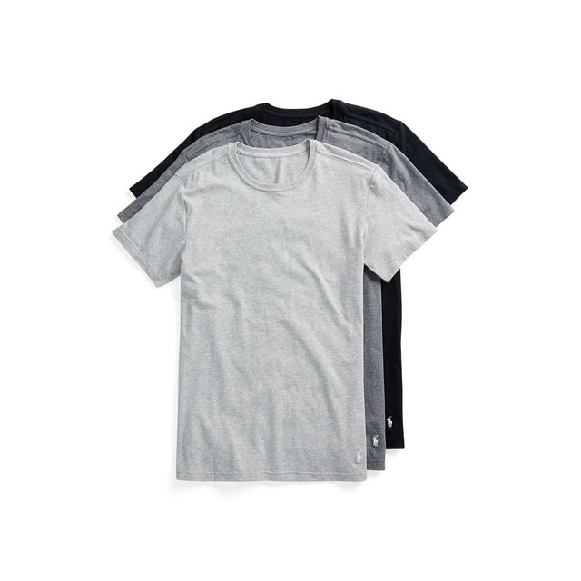 Camiseta POLO RALPH LAUREN para hombre, ajustada y elástica, paquete de 3