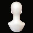 thumbnail image 4 of Mannequin Hat Display Lifelike White Foam Mannequin, 4 of 7