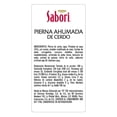 thumbnail image 2 of Pierna de cerdo navideña Sabori ahumada sin hueso peso aprox 2.5 kg, 2 of 4