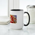 thumbnail image 4 of CafePress - Santa Visiting Little Girl Mugs - 15 oz Ceramic Large White Novelty Mug, 4 of 4