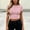 a02Pink, variant on JGGSPWM Women's Solid Color Basic Crop Tops Stretchy Casual Round Neck Cap Sleeve Shirt White L