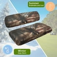 thumbnail image 6 of Pzuqiu Eagle Golf Cart Seat Covers 2 Piece Golf Cart Seat Blanket Travel Sports Cart Seat Cushion Accessories Lightweight Universal Club Car Seat Cushion Cover, 6 of 7