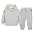thumbnail image 2 of KPOPLK Toddler Boys Full Zip Dinosaur Hoodies Comfortable Sweatshirt(18-24 Months,Grey), 2 of 7