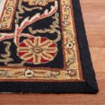 thumbnail image 6 of SAFAVIEH Easy Care Todor Medallion Runner Rug, Black/Cream, 2'6" x 10', 6 of 10