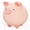 pink, variant on MKLZ Mini Piggy Bank for kids, Unbreakable Plastic Coin Money Safe Bank, Birthday Gift