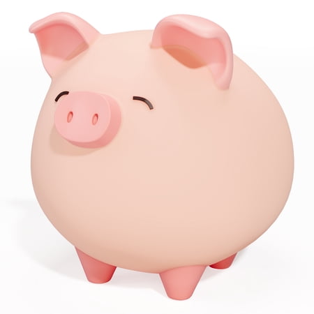 MKLZ Mini Piggy Bank for kids, Unbreakable Plastic Coin Money Safe Bank, Birthday Gift