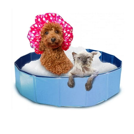 Eeekit Folding Cat Dog Puppy Pet Bath Pool Collapsible Indoor