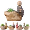 thumbnail image 2 of Succulent Pot Creative Cartoon Ceramic Flower Pot Gardening Pot for Home Office, 2 of 10