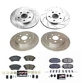 thumbnail image 3 of PowerStop Front and Rear Z23 Evolution Sport Carbon-Fiber Ceramic Brake Pad and Drilled & Slotted Rotor Kit Fits: TOYOTA Select Models K8664, 3 of 10