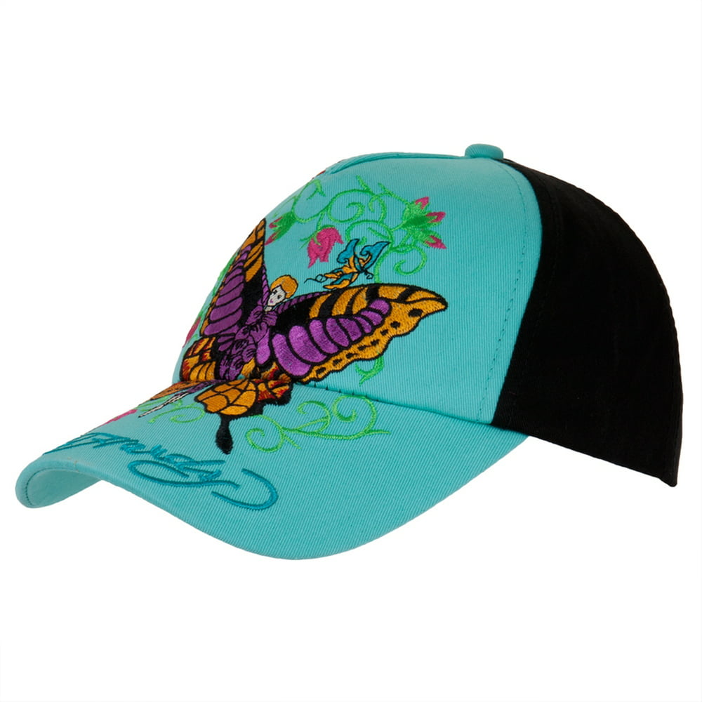 Ed Hardy - Butterfly Fairy Girls Youth Adjustable Baseball Cap ...