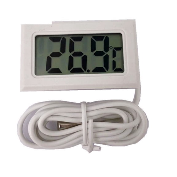 WINDLAND LCD Display Thermometers Digital Temperature Monitors with Probe for Aquarium Freezer Fridge Temperature Measuring Meter
