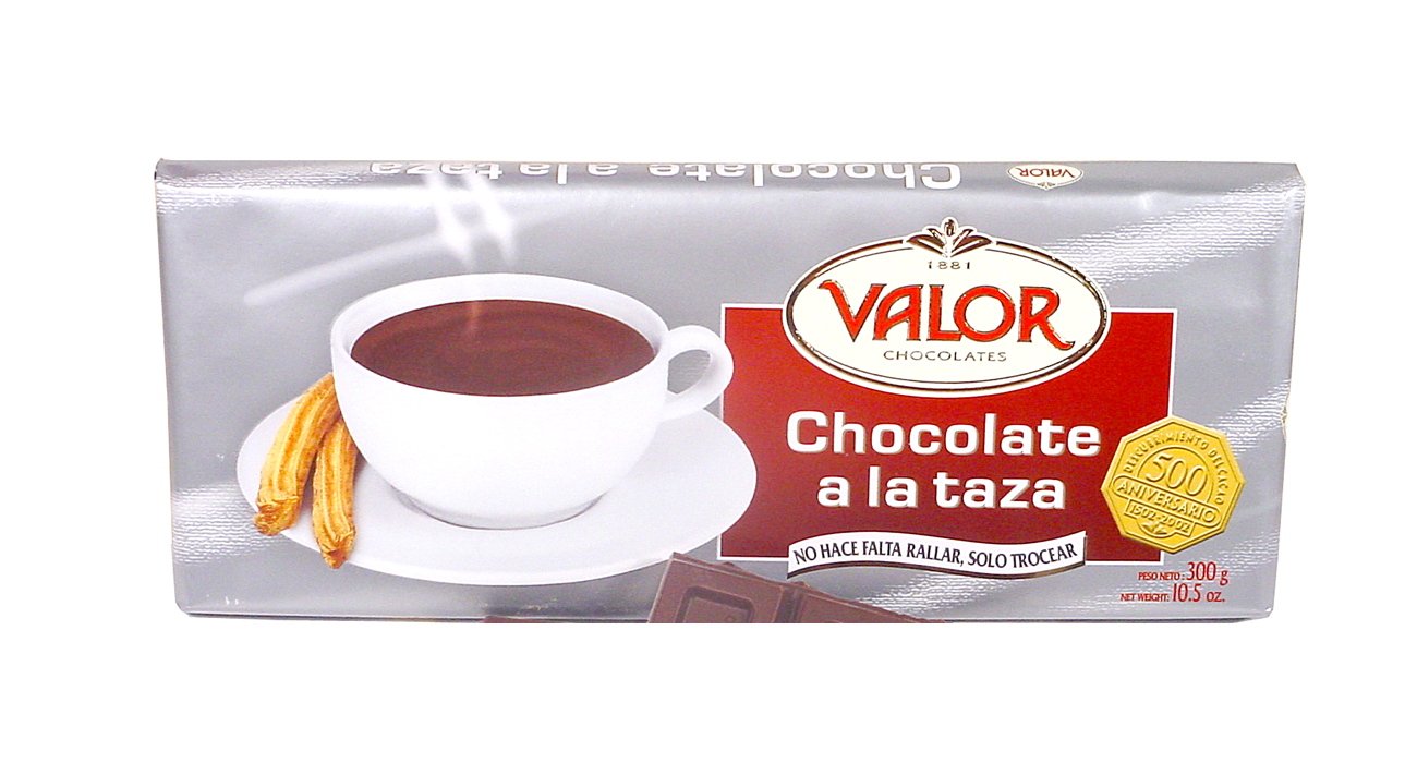 Valor Chocolate a la Taza Bar from Spain (makes 8 cups, 10.5 oz/300 gr
