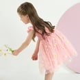 thumbnail image 6 of GYRATEDREAM Girls Dresses Daisy Floral Summer Sleeveless Beach Tutu Dress Layered Tulle Dresses for Toddler Girls 1-5 Years, 6 of 15