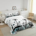 thumbnail image 3 of Erosebridal Botanical Dandelion Bedding Sets Full With Comforter,Dragonfly Flower Duvet Insert,Nature Decoration,Lightweight,3 Pieces, 3 of 8