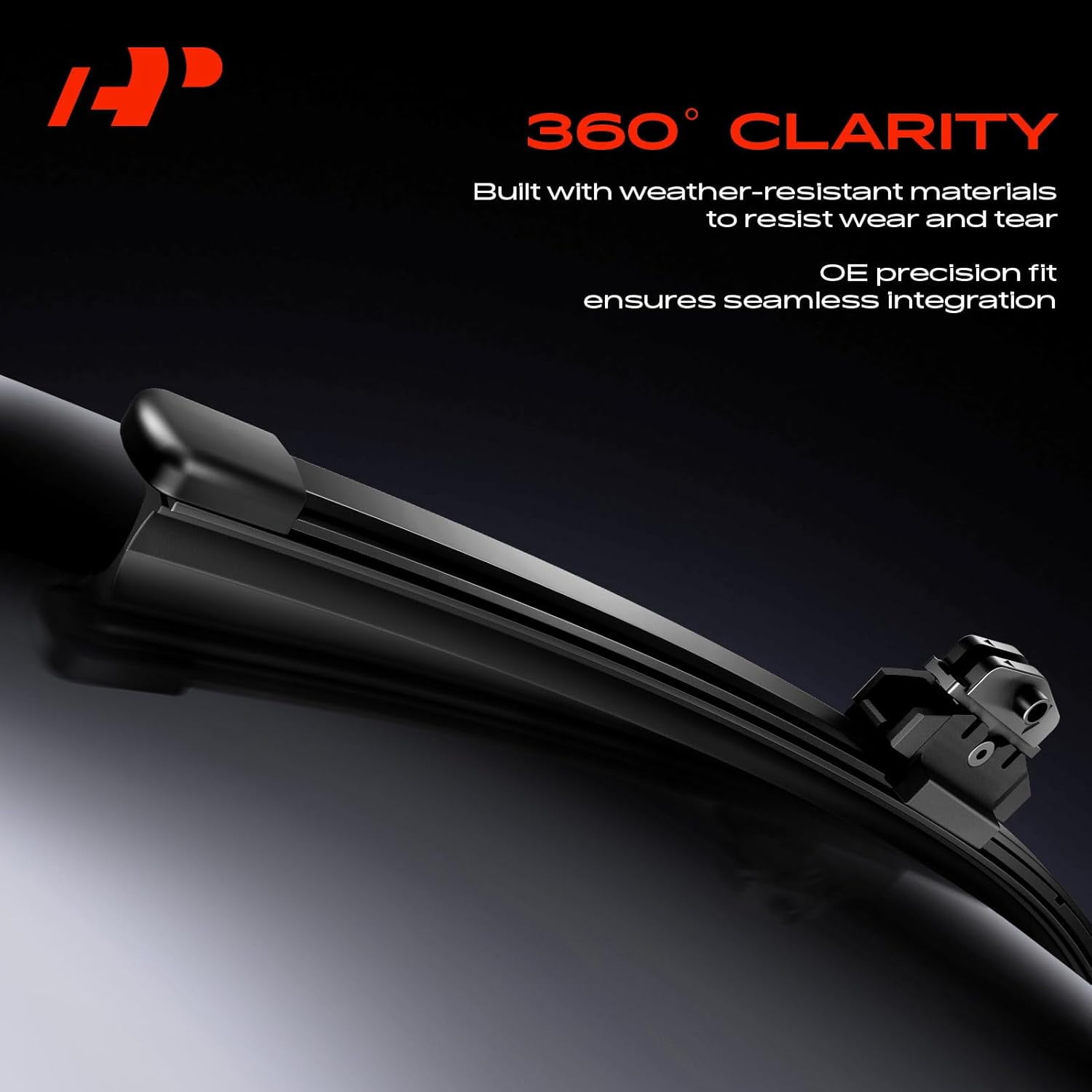 A-Premium Windshield Wiper Blades Compatible with Audi Q5/SQ5 2018-2024, Q3 2021-2024, allroad 2013-2016 - Front Rear Wiper Blade Set for 24"/20"/15", TLPN/FR_DA, w/Wear Indicator & Towel (Pack of 3)