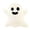 Ghost C, variant on Ghost Halloween Pillow, Cute Ghost Shaped Throw Pillow, Spooky Decorative Cushion for Home Sofa Bed Party
