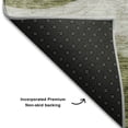 thumbnail image 5 of Addison Rugs Mayfield Premium Machine Washable Transitional Swirls Green Round Rug, 8' x 8', 5 of 5