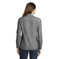 thumbnail image 2 of Port Authority Ladies Slub Chambray Shirt, Grey, 3X-Large, 2 of 4