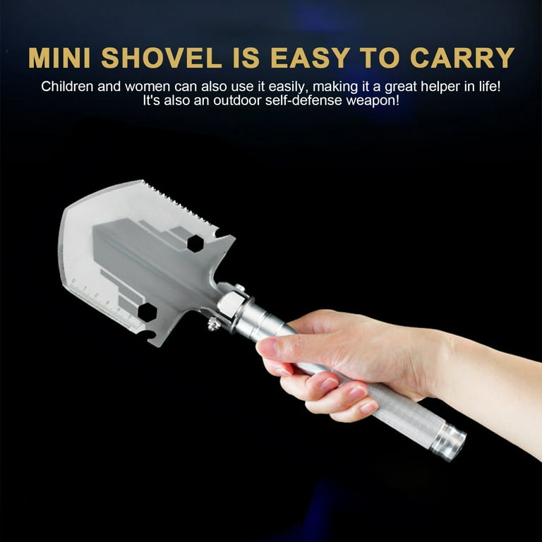 Military multifunctional outlet folding shovel