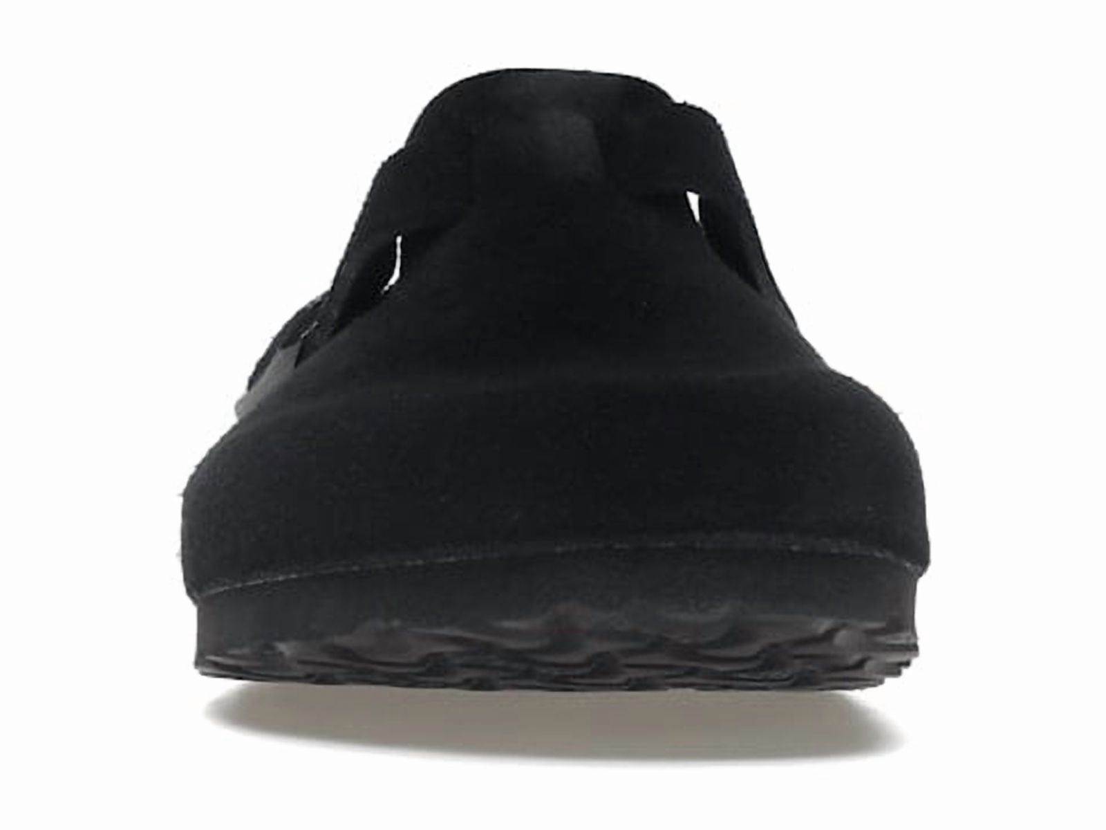 Birkenstock Unisex Boston Soft Footbed Suede Black Shoes, from StockX