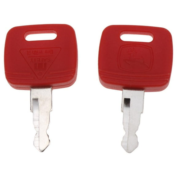2X Ignition Key RE183935 For John Deere 210K 210LJ 110TLB 3120 3203 5085E 5085M