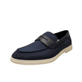 thumbnail image 2 of Calvin Klein Mens Trapper Silky Penny Loafer Dark Navy 11.5M 29.5 MX US 45 EU, 2 of 3
