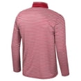 thumbnail image 3 of Men's Colosseum Crimson Alabama Crimson Tide Striped Quarter-Zip Top, 3 of 3