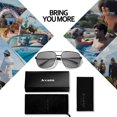 thumbnail image 3 of Joopin Photochromic Aviation Sunglasses with Spring Hinges for Men Women UV400 Protection, 3 of 7