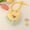Yellow, variant on 1 Pcs Cute Flower Doll Keychain for Car Keys Bag Pendant Adorable Soft Accessory Gift for Women Couple Valentine's Day