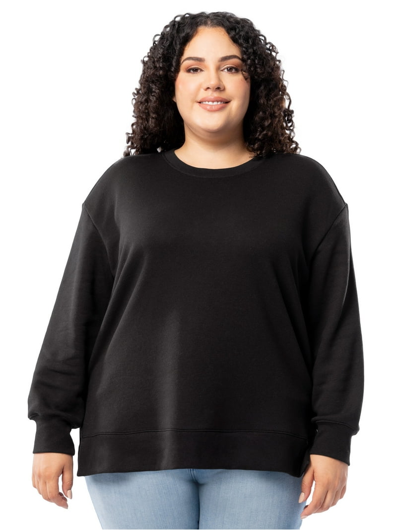 Terra & Sky Women's Plus Size Fleece Sweatshirts and