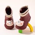 thumbnail image 4 of Toddler Rain Boots for Boys Waterproof Kids 3D BEAR EVA Boots, 4 of 5