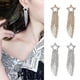 thumbnail image 1 of Pendientes largos con borlas y estrella de pentagrama de diamantes para mujer, aretes colgantes brillantes a la moda, regalos, 1 of 4
