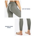 thumbnail image 7 of BALEAF Women's 7/8 High Waist Soft Yoga Leggings with Deep Pockets Brushed Stretch Squat Proof Workout Pants Gray M, 7 of 7