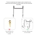 thumbnail image 6 of Raindrops 5Pcs Stainless Steel Wall Hangers for Space Saving in Kitchen and Bedroom, 6 of 7
