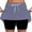 Dark Blue, variant on Seductiva Shorts for Women Women's Fashionable Casual Sports Casual Skirt with Pocket Drawstring Solid Color Mid Waist Skirt Pants Summer Shorts for Women