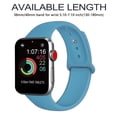 thumbnail image 3 of Correa de reloj deportivo compatible con Watch 38-40 mm Correa deportiva de repuesto de silicona suave Compatible con iWatch Series 5/4/3/2/1, S/M, M/L Adepaton 2033269-12, 3 of 9