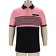 thumbnail image 4 of Camisas Elvqul para Hombre Rosa Manga Corta Playa de Color Sólido Solapa Botones, 4 of 7
