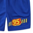 thumbnail image 7 of Disney Cars Lightning McQueen Short Sleeve T-Shirt and Mesh Short Set (Boys), 2 Piece Set, Sizes 2T-7, 7 of 7