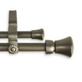 thumbnail image 2 of Central Design 5710-485D 0.625 in. Jayden Double Curtain Rod with 48 to 84 in. Extension, Satin Nickel, 2 of 3