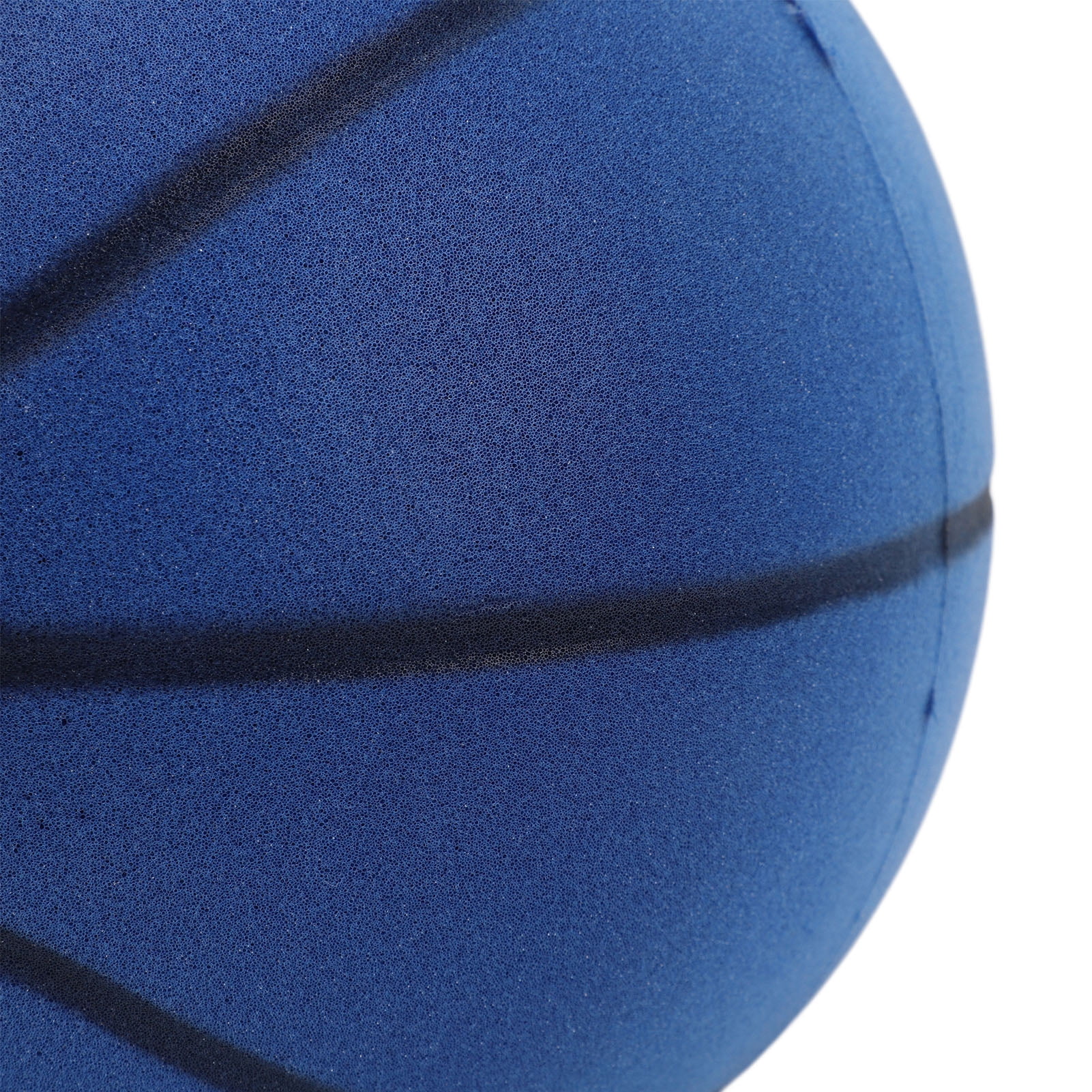 YAHHU Silent Basketball Size 7 (29.5") / 24 cm in Blue - Premium PU Highly Elastic Inflation Free Quiet Bounce Ball, Enhances Hand Eye Coordination for Home Apartment Indoor Boys Training Practice