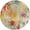 Ivory, variant on HomeRoots 480145 4 x 4 ft. Sealife Abstract Power Loom Non Skid Round Area Rug