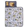 thumbnail image 1 of NoJo Illimuniation Lazy Minions Club gris, azul, amarillo y blanco, tapete para la siesta para niños pequeños de un minuto más, 1 of 5
